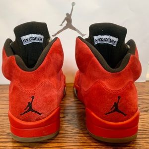 Nike Air Jordan 5 Red Suede 10.5
